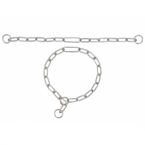 Zampa Çelik Zincir Köpek Eğitim Tasması 4x65 Cm ürün görseli 1