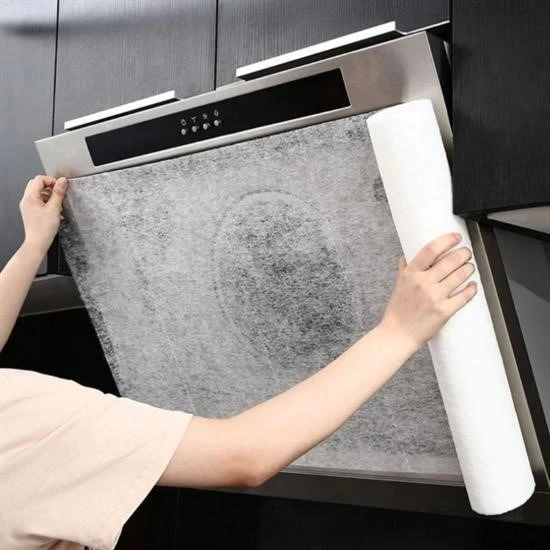 AMS NET® 2li Yağ Emici Duman Önleyici Pratik Mutfak Davlumbaz Koruyucu Dayanıklı Yedek Filtre 45x90cm - Resim 2