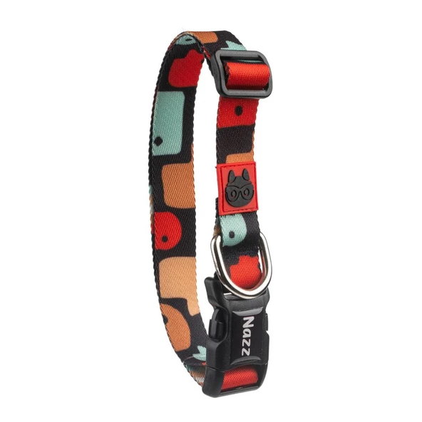 Nazz Köpek Boyun Tasması Adamlı Siyah Small 1,5X34 Cm ürün görseli 1