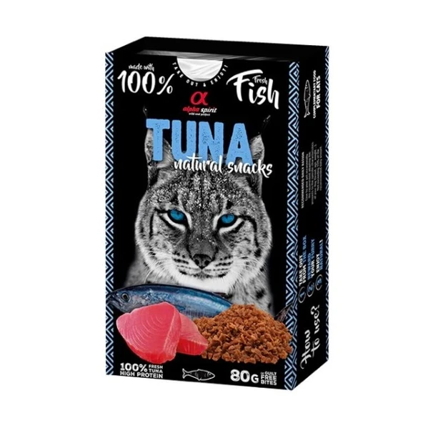 lpha Spirit Natural Atıştırmalık Tuna Balıklı Kedi Ödülü 80 Gr ürün görseli 1