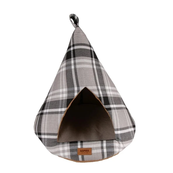 Lepus Sfenks Piramit Yatak Gri 45x45x40 Cm ürün görseli 1