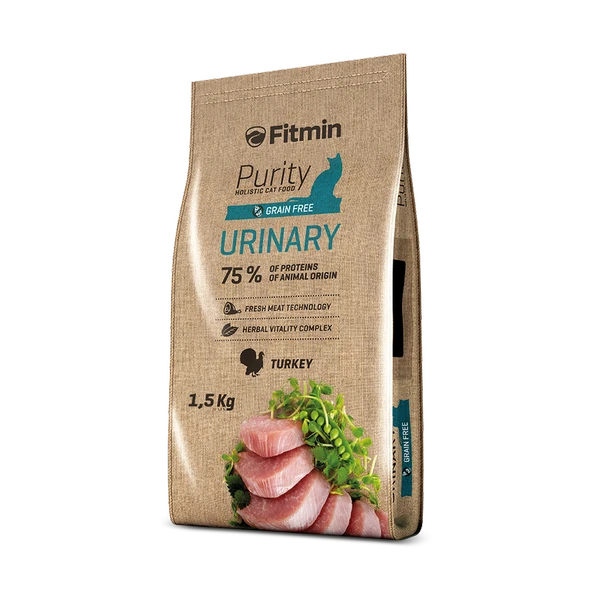Fitmin Purity Urinary Taze Hindi Etli Yetişkin Kedi Maması 1,5 Kg ürün görseli 1