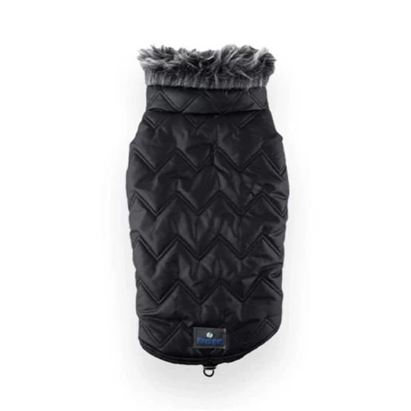 Zampa Space Yakalı Kürklü Mont Siyah Small ürün görseli 1