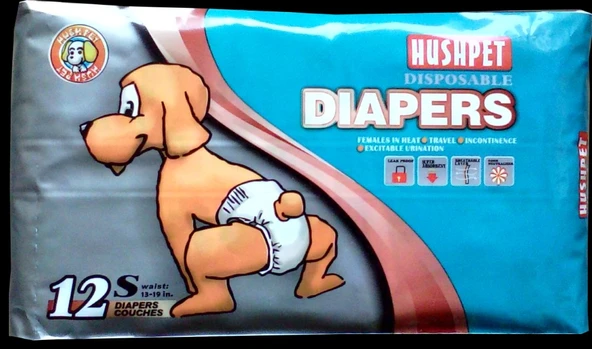 Hushpet Köpekler için Çiş Pedi Small Beden 12'li ürün görseli 1