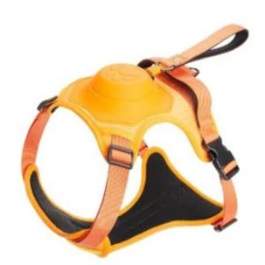 Buddy Co Zero Ultra Kendinden Gezdirmeli Çok Yönlü Uzatılabilir Köpek Göğüs Tasması Turuncu Large ürün görseli 1