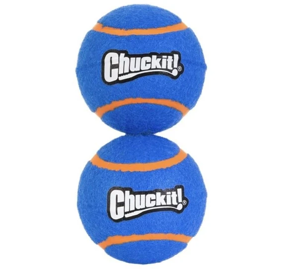 Chuckit! Sesli 2'li Tenis Köpek Oyun Topu Büyük Boy 7.5x7.5 Cm - Resim 2