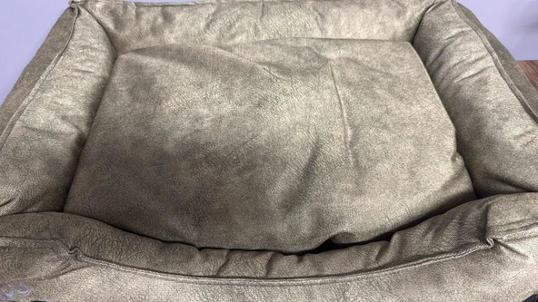 Lepus Soft Köpek Yatağı Sütlü Kahve Medium - Resim 3