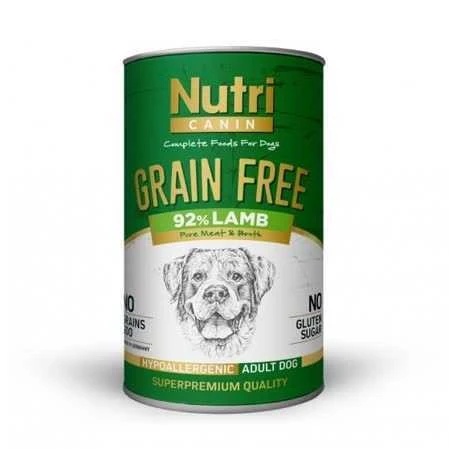 Nutri Canin Tahılsız Kuzulu Patatesli Köpek Konservesi 400 Gr ürün görseli 1