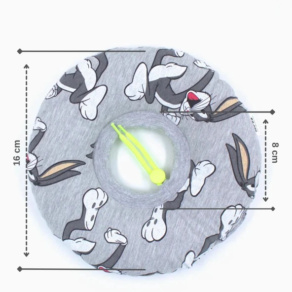 Lepus Kedi Köpek Yakalık Gri Small No:5 - Resim 2