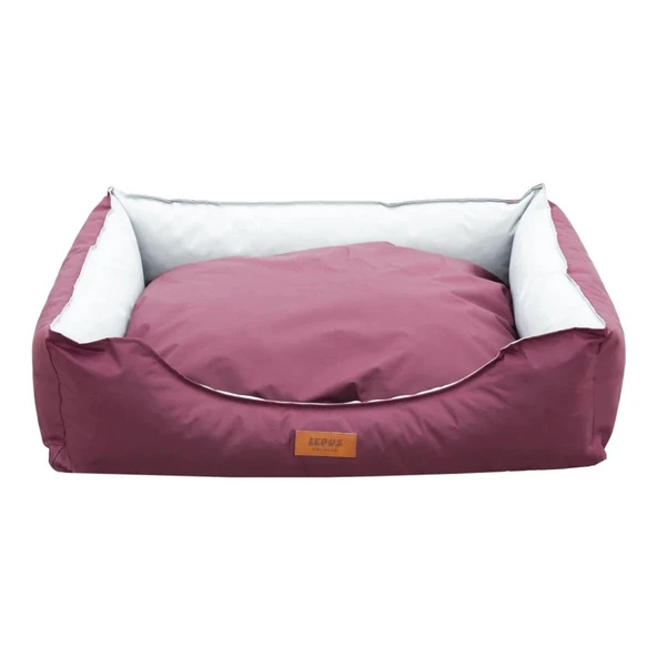 Lepus Aria Premium Yatak Bordo Large 60x75x24 Cm ürün görseli 1