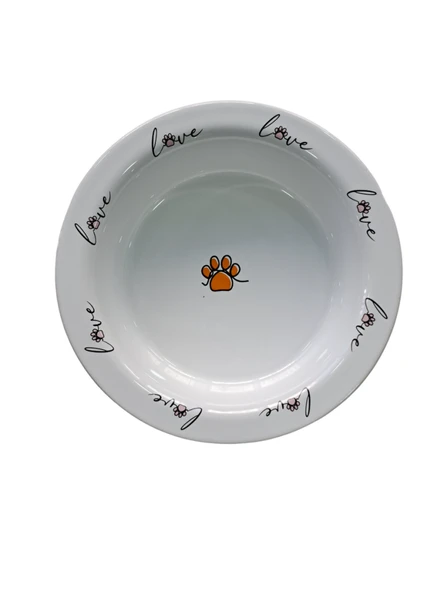 Pet Pretty Kedi ve Köpek Seramik Derin Mama Su Kabı 520 ml ürün görseli 1