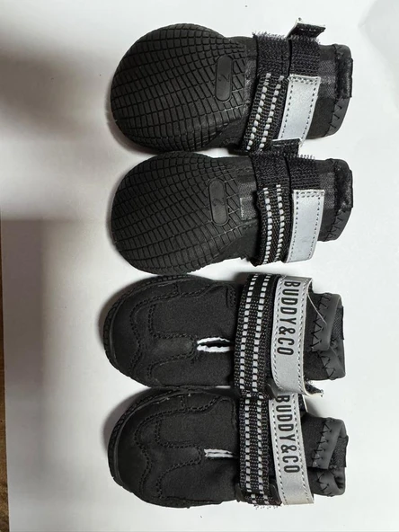 Buddy Co Megastone Kauçuk Dış Taban Köpek Ayakkabısı Siyah No 5 5,7 Cm - Resim 3