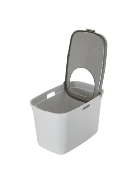 Moderna Top Cat Kapalı Kedi Tuvaleti Gri 59 Cm - Resim 2