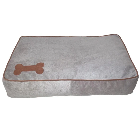 Lepus Dolcemera Kedi Köpek Yatağı Gri 100X70X20 Cm ürün görseli 1
