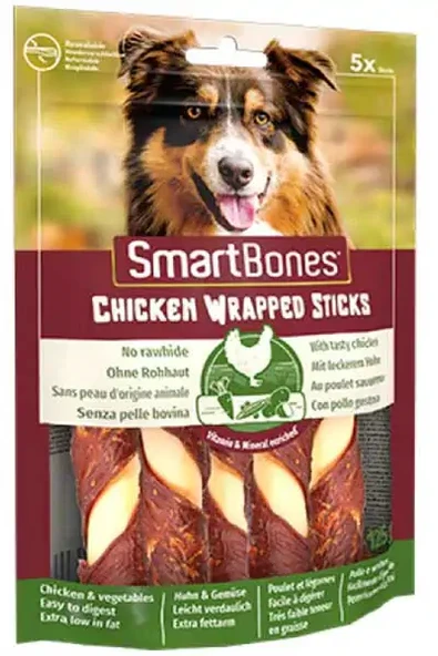 SmartBones Tavuklu Sarma Köpek Ödül Kemiği (5li) 125 Gr ürün görseli 1