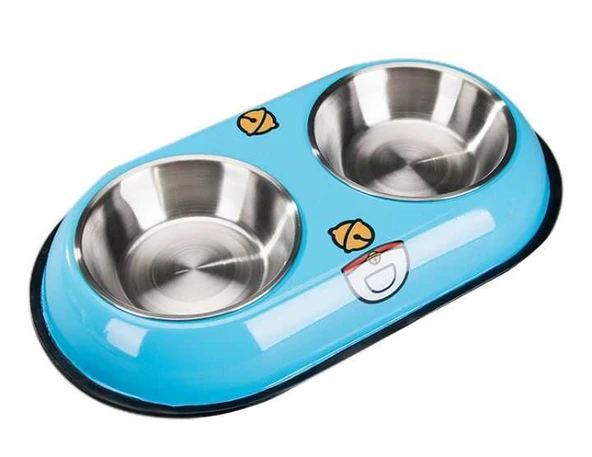 Nunbell Maxi Life İkili Çelik Mama Kabı 38,5 Cm ürün görseli 1