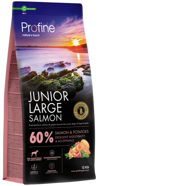 Profine Glutensiz Somonlu Büyük Irk Yavru Köpek Maması 12 Kg ürün görseli 1