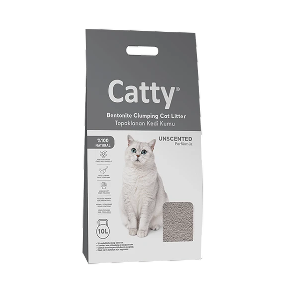 Catty Parfümsüz Kedi Kumu 10 Lt ürün görseli 1