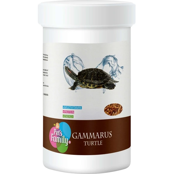 Pets Family Gammarus Kaplumbağa Yemi 250 ml 30 Gr ürün görseli 1