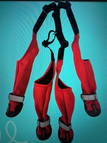 Buddy Co WaterStone Köpek Çizme Kışlık Sıcak Uzun Kırmızı No 4 5,5 Cm - Resim 2