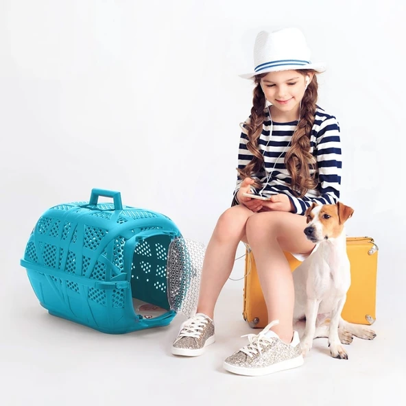 Imac Carry Sport Evcil Hayvan Taşıma Çantası Mavi 48,5x34x32 Cm - Resim 2