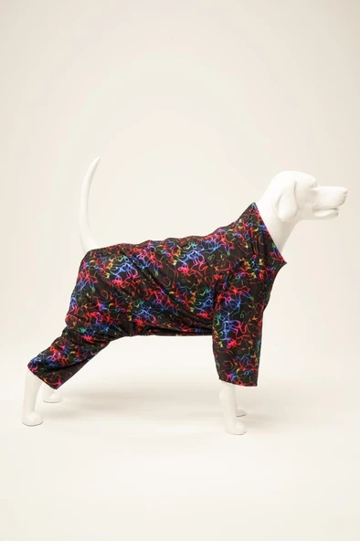 A40 Dısco Penye Astarlı Su Geçirmez Köpek Yağmurluğu XXLarge ürün görseli 1