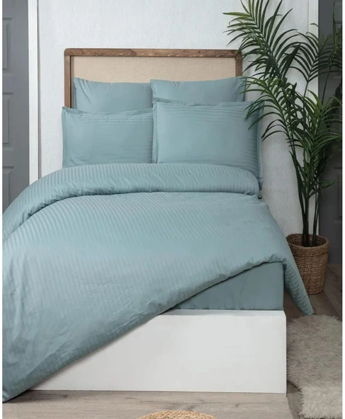 Altınbaşak Poplin Çift Kişilik Nevresim Takımı Infınıty Breezeway ürün görseli 1