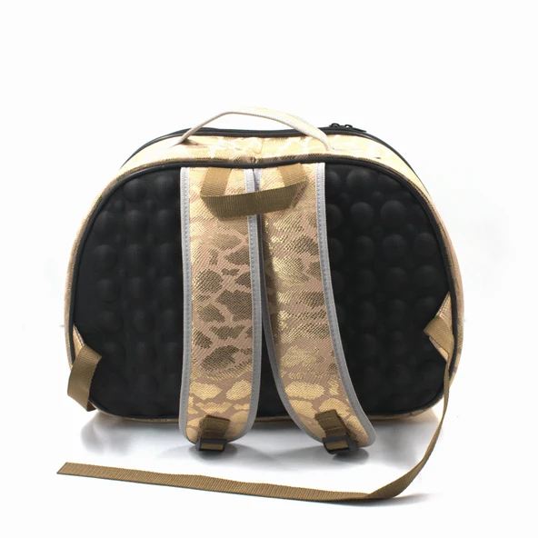 Lepus Kedi Köpek Space Bag Gold Taşıma Çantası 30X42X26 Cm - Resim 2