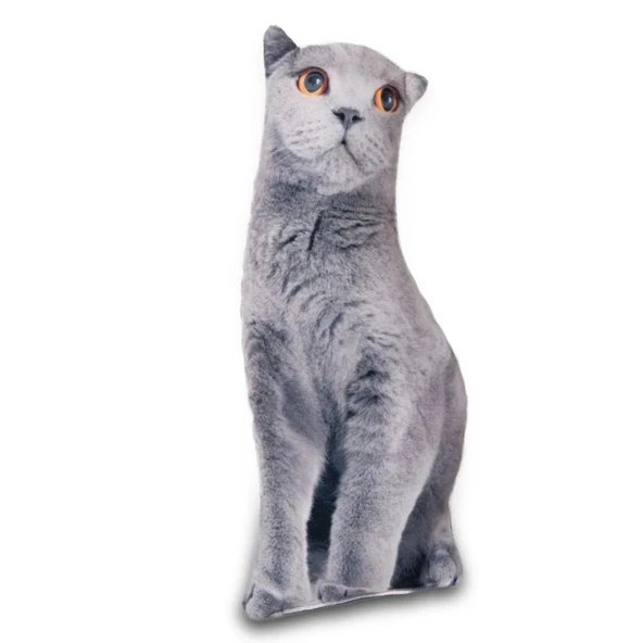 Lepus 3 Boyutlu Kedi Yastığı No 9 40x25 Cm ürün görseli 1