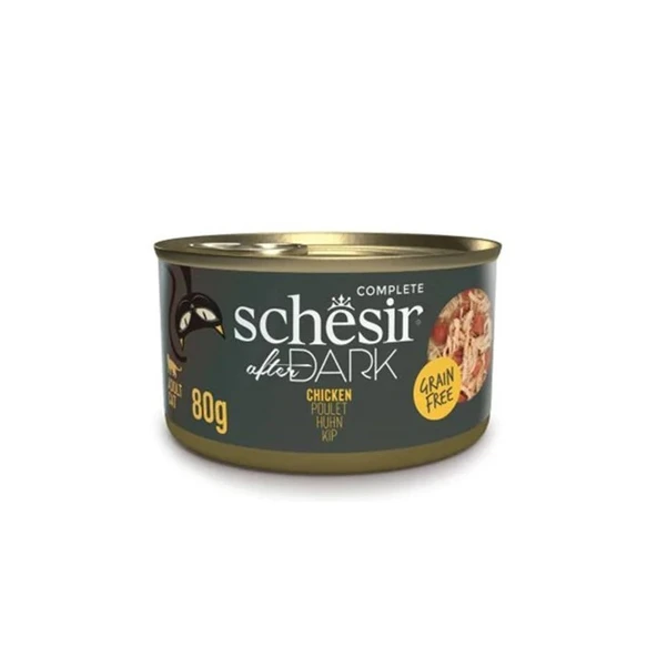 Schesir After Dark Wholefood Tavuklu Yetişkin Kedi Konservesi 80 Gr ürün görseli 1