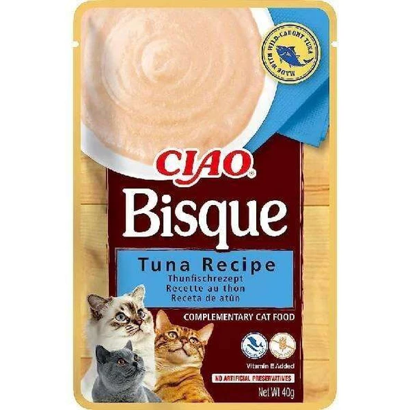 Ciao Churu Bisque Ton Balıklı Kedi Ödül Kreması 40 Gr ürün görseli 1