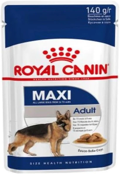 Royal Canin Maxi Adult Gravy Yetişkin Köpek Yaş Maması 140 Gr ürün görseli 1
