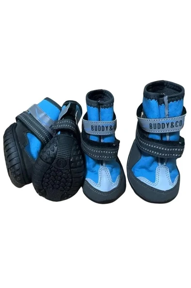 Buddy Co Superstone Kauçuk Dış Taban Köpek Ayakkabısı Mavi No 5 6,5 Cm ürün görseli 1