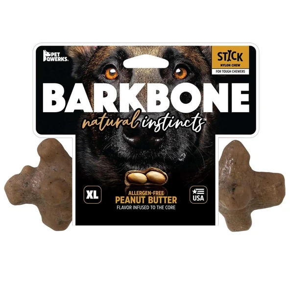 BarkBone Natural Fıstık Ezmesi Aromalı Bitmeyen Bitmeyen Köpek Çiğneme Kemiği XLarge Boy Cm ürün görseli 1