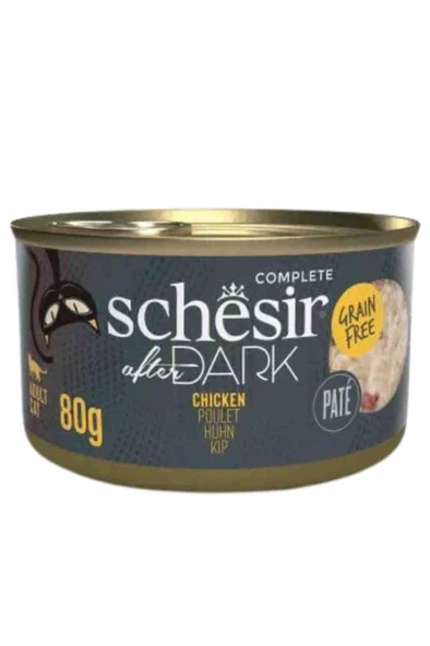 Schesir After Dark Tavuklu Yetişkin Kedi Konservesi 80 Gr ürün görseli 1