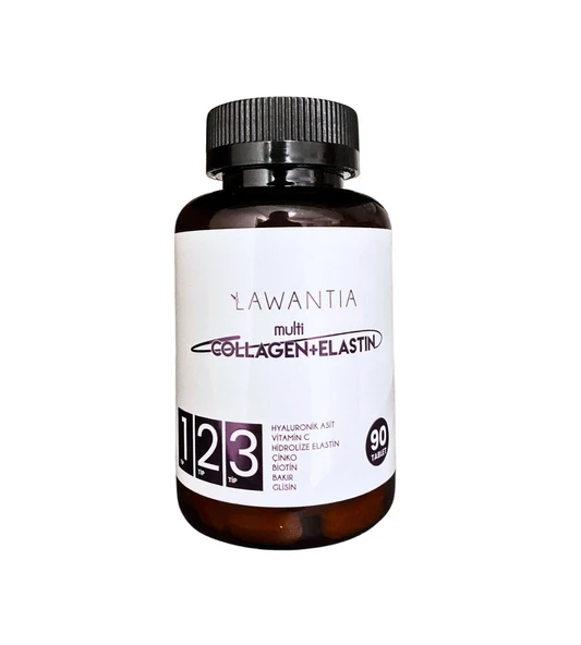LAWANTIA Multi Collagen+Elastin Tip 1-2-3 90 Tablet - Resim 2