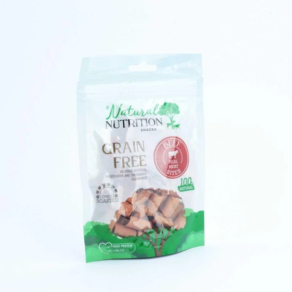 Natural Nutrition Snacks Biftek Eti Minik Taneler Köpek Ödülü 75 Gr ürün görseli 1