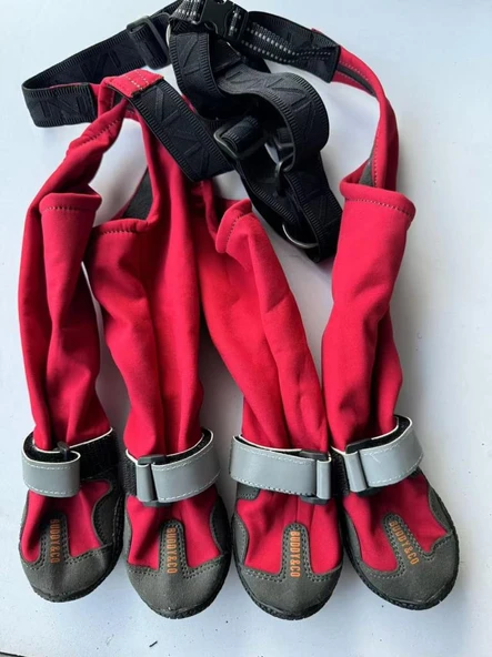 Buddy Co WaterStone Köpek Çizme Kışlık Sıcak Uzun Kırmızı No 8 7,5 Cm ürün görseli 1