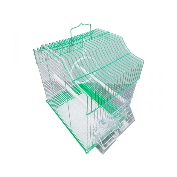 Dayang İki Kapılı Kubbeli Muhabbet Kafesİ Çİftrenk 30X23X39 Cm ürün görseli 1