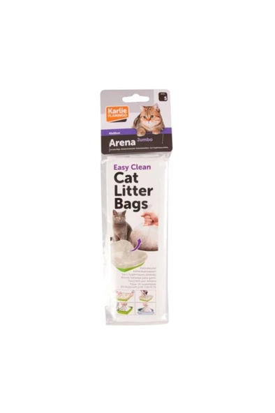 Karlie Kedi Kumu Poşeti Jumbo Boy 5 Li 55x45 Cm ürün görseli 1