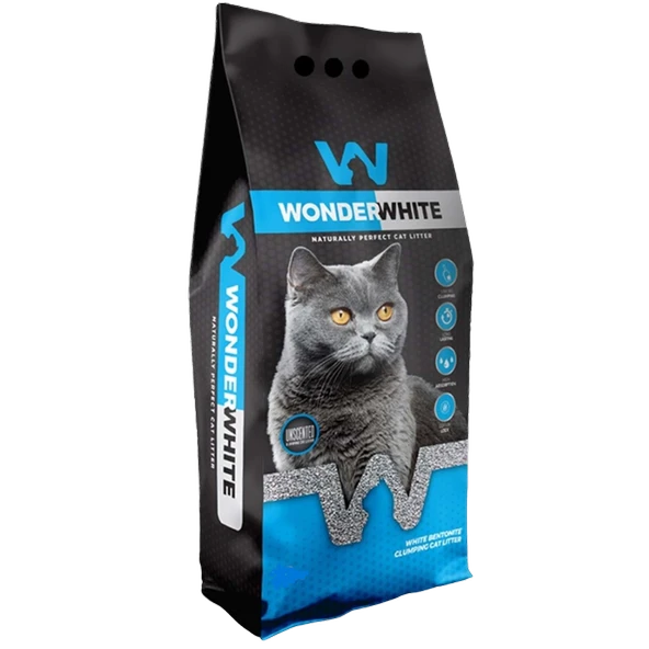 Wonder White Kokusuz İnce Taneli Topaklanan Kedi Kumu 5 Kg ürün görseli 1