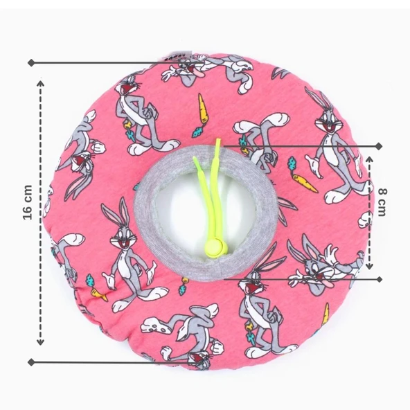 Lepus Kedi Köpek Yakalık Pembe Small No:6 - Resim 2