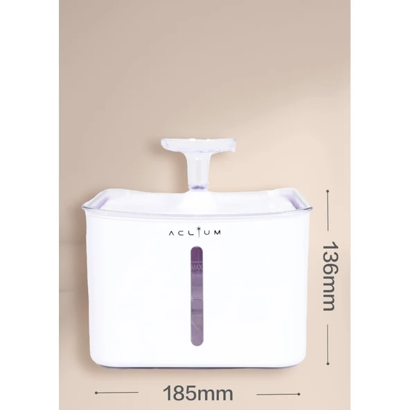 Aclıum Kedi Köpek Su Sebili 185X185X179 mm ürün görseli 1