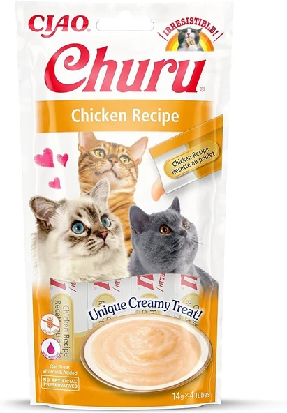 Cıau Churu Cream Tavuklu Kedi Ödül Kreması 4X14 Gr ürün görseli 1