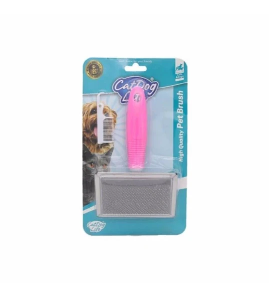 Catdog Life İnce Telli Fırça Tarak 14x10 Cm ürün görseli 1