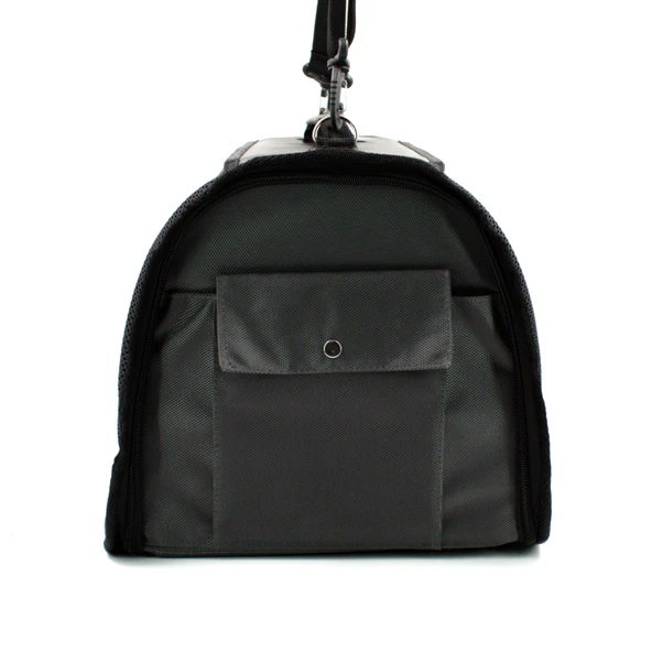 Lepus Mesh Bag Kedi Köpek Taşıma Çantası Gri 28X45X28 Cm - Resim 4