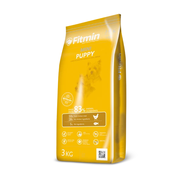 Fitmin Mini Puppy %50 Taze Tavuk Etli Ufak Irk Yavru Köpek Maması 3 Kg ürün görseli 1