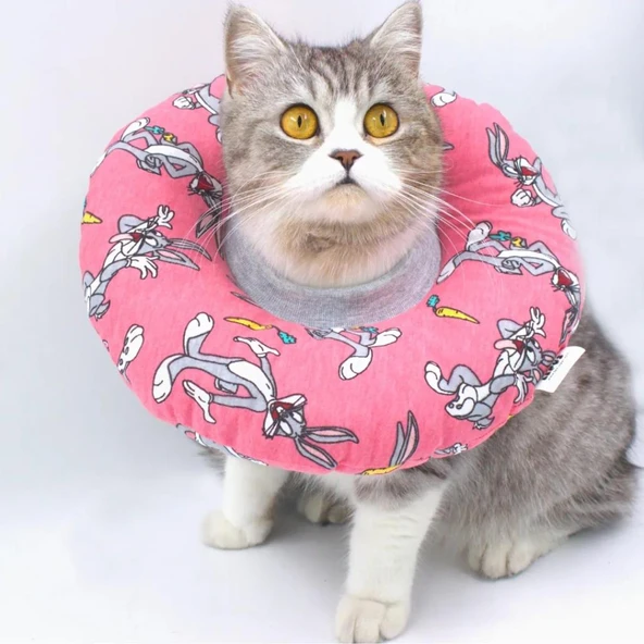 Lepus Kedi Köpek Yakalık Pembe Small No:6 ürün görseli 1