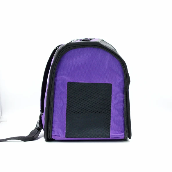 Lepus Cool Backpack Kedi Köpek Taşıma Çantası Lila 32X26X43 Cm - Resim 4