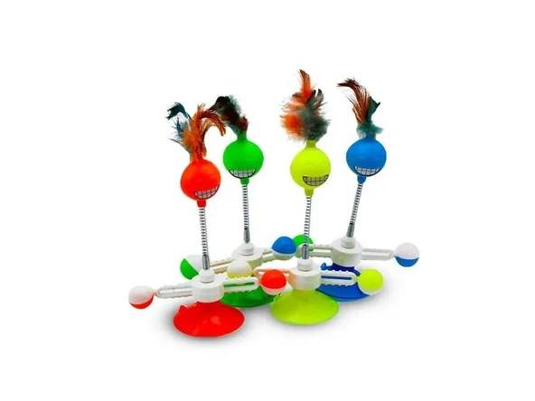 Zampa Vakumlu Döner Hacı Yatmaz Kedi Oyuncağı ürün görseli 1